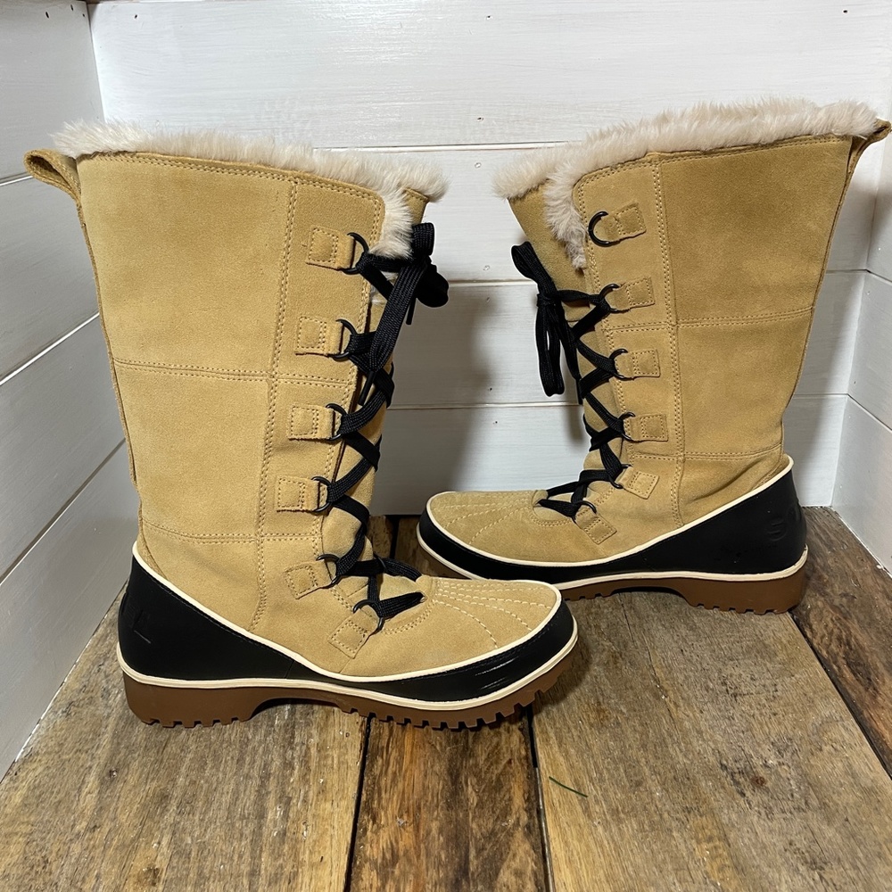 SOREL Tivoli II High Lace Up Winter Boots - Size 9 - Picture 3 of 7